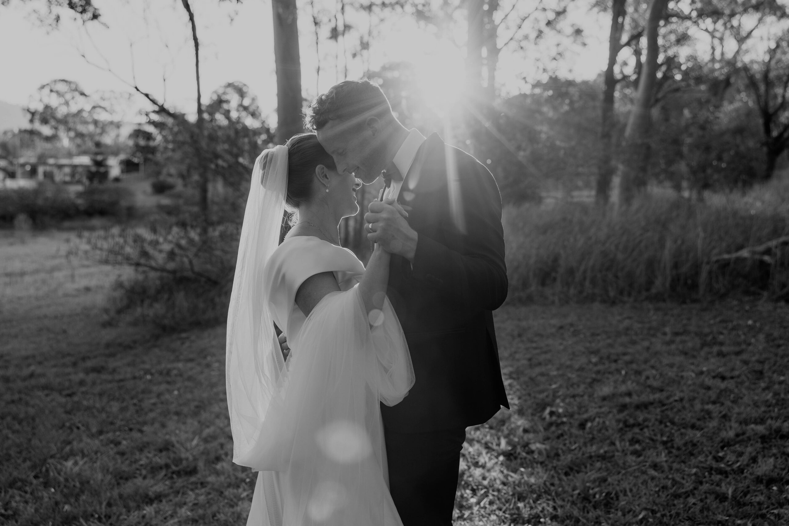 Newly wedded couple at The Church of Jesus Christ of Latter-day Saints